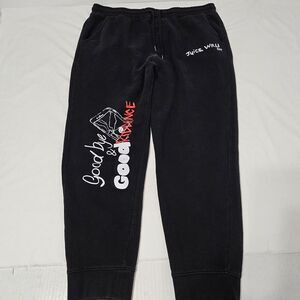 Juice Wlrd x Vlone 999 Club Goodbye & Good Riddance Sweatpants Black Men's XL